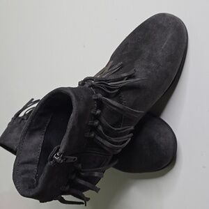 Comfortview Black Suede Moccasins